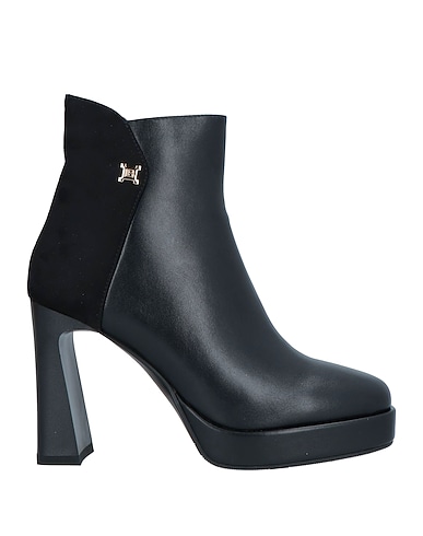 LAURA BIAGIOTTI Stiefelette Schwarz Gewebefasern