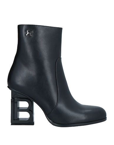 LAURA BIAGIOTTI Ankle boot Black Textile fibres