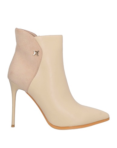 LAURA BIAGIOTTI Stivaletti Beige Fibre tessili