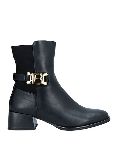 LAURA BIAGIOTTI Ankle boot Black Textile fibres