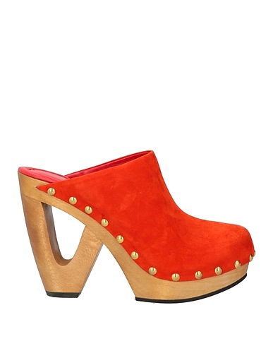 TAMARA MELLON Mules and clogs Tomato red Leather