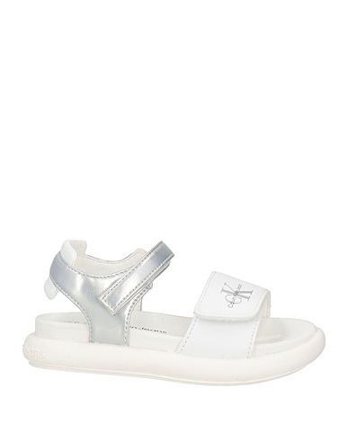 CALVIN KLEIN JEANS Sandali Bianco Fibre tessili