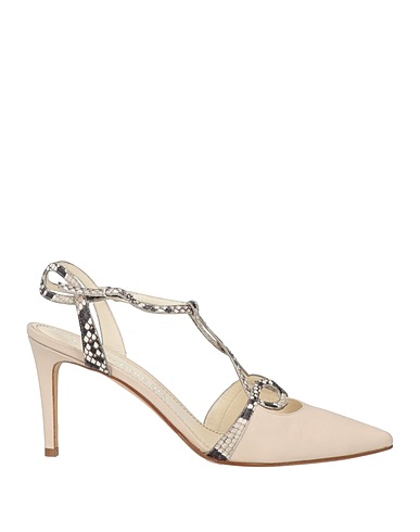 ANTONIO BARBATO Court Cream Calfskin, Python skin