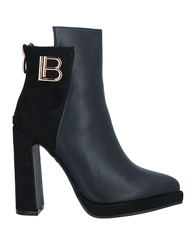 LAURA BIAGIOTTI Ankle boot Black Textile fibres