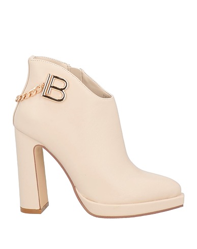 LAURA BIAGIOTTI Stivaletti Panna Fibre tessili