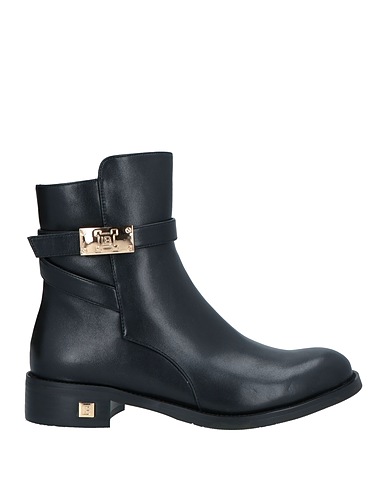 LAURA BIAGIOTTI Ankle boot Black Textile fibres
