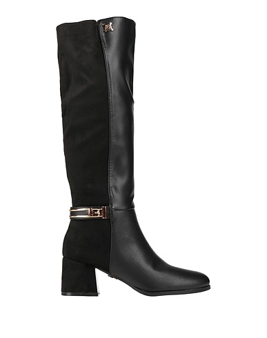 LAURA BIAGIOTTI Boots Black Textile fibres
