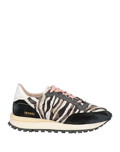 HIDNANDER Sneakers Black Leather, Textile fibres