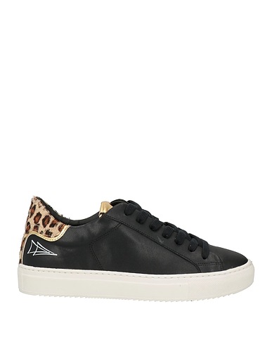NEVVER Sneakers Black Leather