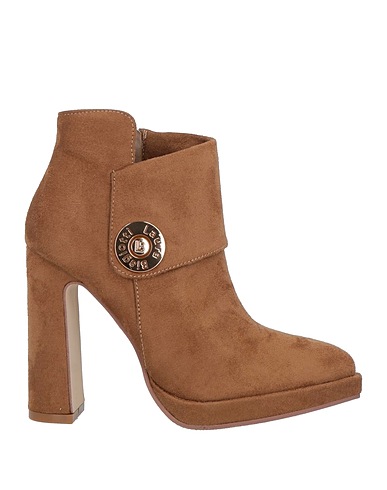 LAURA BIAGIOTTI Ankle boot Camel Textile fibres