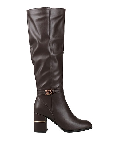 LAURA BIAGIOTTI Boots Dark brown Calfskin