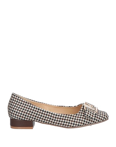 LAURA BIAGIOTTI Ballerine Testa di moro Fibre tessili