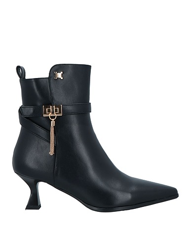 LAURA BIAGIOTTI Ankle boot Black Textile fibres