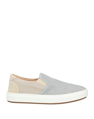 ELEVENTY Sneakers Light grey Textile fibers, Leather