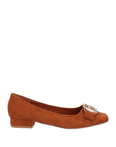 LAURA BIAGIOTTI Ballerine Marrone Fibre tessili