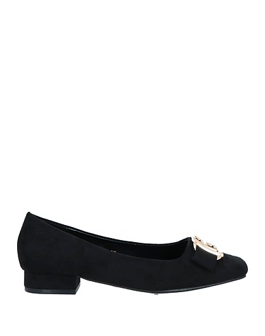 LAURA BIAGIOTTI Ballet flats Black Textile fibres