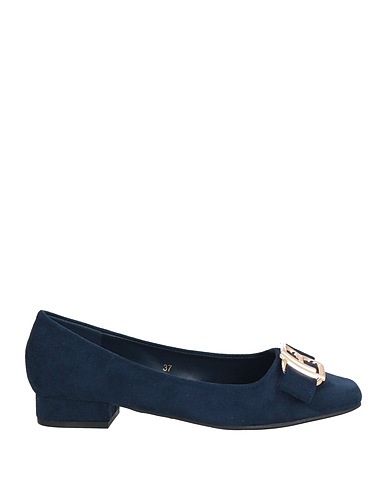 LAURA BIAGIOTTI Ballet flats Midnight blue Textile fibres