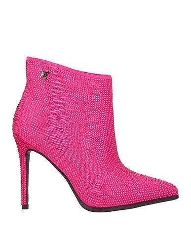 LAURA BIAGIOTTI Ankle boot Fuchsia Textile fibres