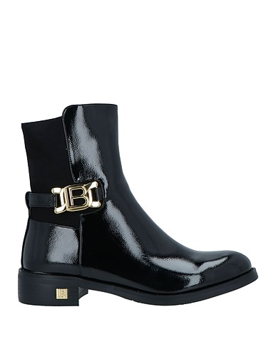 LAURA BIAGIOTTI Ankle boot Black Textile fibers