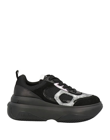 LIU •JO Sneakers Nero Pelle, Altre Fibre