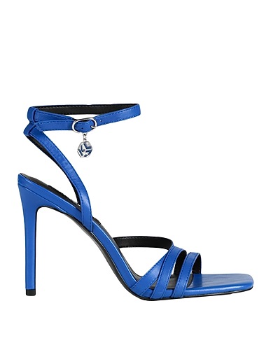 KARL LAGERFELD JEANS Sandals Bright blue Leather