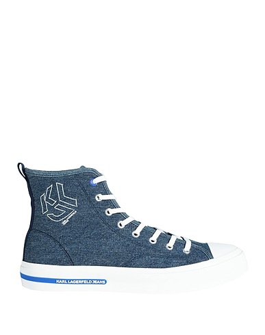 KARL LAGERFELD JEANS Sneakers Blue 100% Cotton