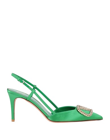 VALENTINO GARAVANI Pump Green Textile fibers