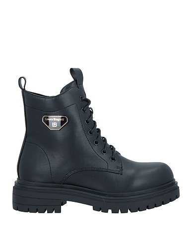 LAURA BIAGIOTTI Ankle boot Black Textile fibres
