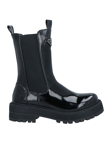 LAURA BIAGIOTTI Stiefelette Schwarz Gewebefasern