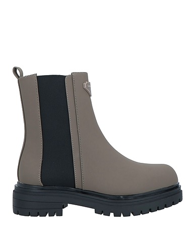 LAURA BIAGIOTTI Ankle boot Grey Textile fibres