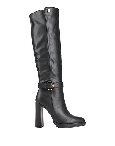 LAURA BIAGIOTTI Boots Dark brown Textile fibres