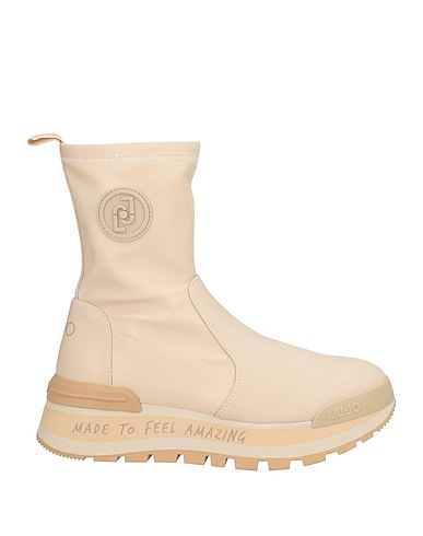 LIU •JO Ankle boot Beige Leather