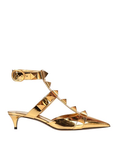 VALENTINO GARAVANI Court Gold Leather