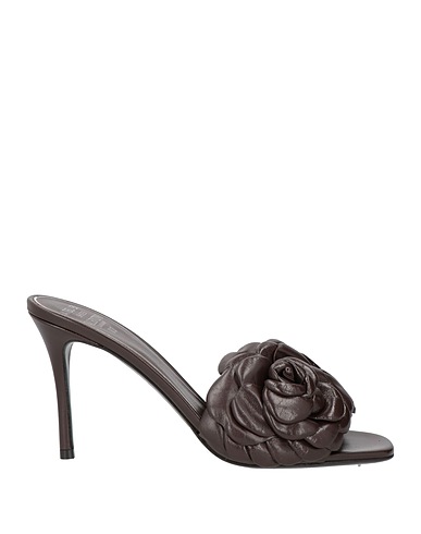 VALENTINO GARAVANI Sandals ATELIER SHOES Dark brown Leather