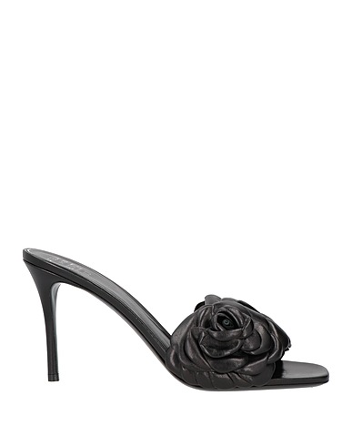 VALENTINO GARAVANI Sandalen Schwarz Leder