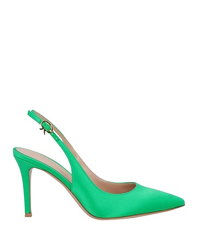 GIANVITO ROSSI Pump Green Textile fibers