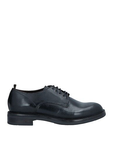 CAFèNOIR Schnürschuhe Schwarz Leder