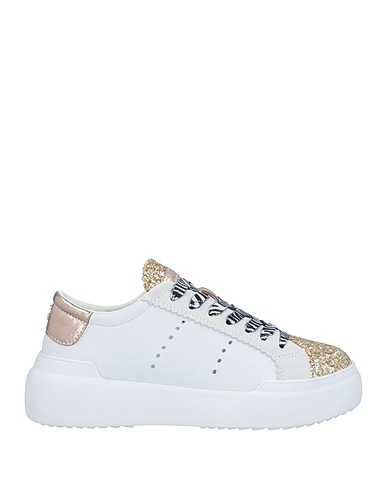 CAFèNOIR Sneakers Oro Pelle, Altre Fibre