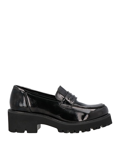 CAFèNOIR Loafers Black Leather
