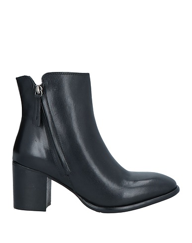 CAFèNOIR Stiefelette Schwarz Leder