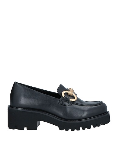 CAFèNOIR Loafers Black Leather