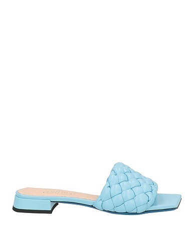 LORIBLU Sandals Sky blue Leather