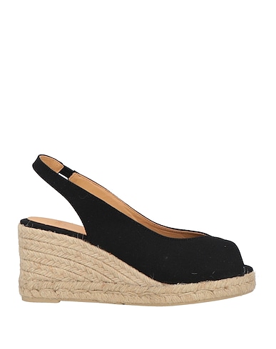 CASTAÑER Espadrilles Noir Fibres textiles