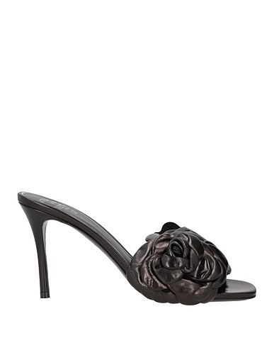 VALENTINO GARAVANI Sandals ATELIER SHOES Black Leather