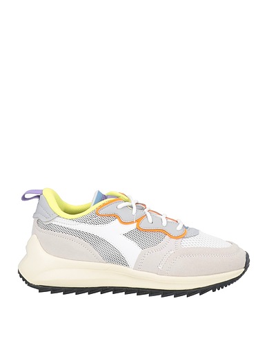 DIADORA Sneakers Light grey Leather, Textile fibres