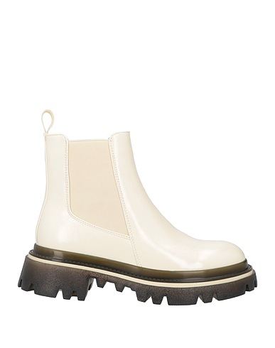 CAFèNOIR Ankle boot White Textile fibres