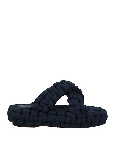 CHLOÉ Sandals Navy Textile fibers