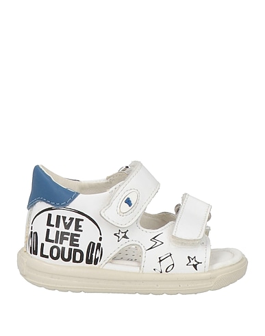 FALCOTTO Sandals White Leather