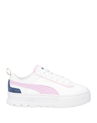 PUMA Sneakers Mayze Match Point PS Bianco Fibre tessili, Pelle
