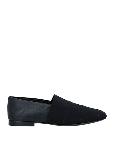FERRAGAMO Mocassino Nero Pelle, Fibre tessili